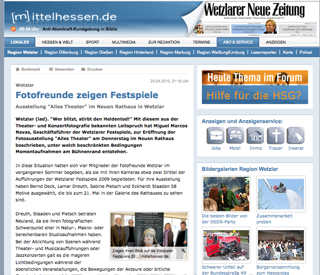 2010-04-24 – Die WNZ über “Alles Theater”